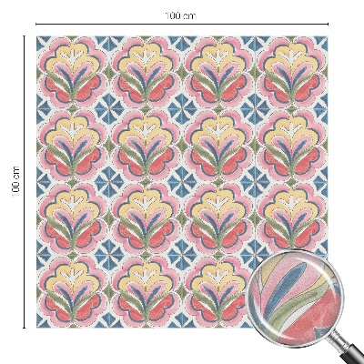 Vinilo para ventanas motivo vitral Patrones florales