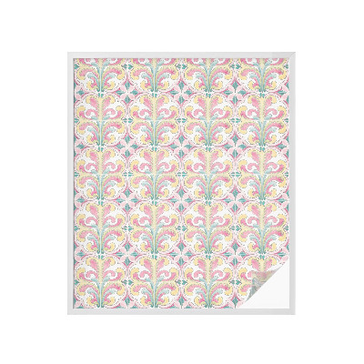 Vinilo ventana privacidad Simetría floral