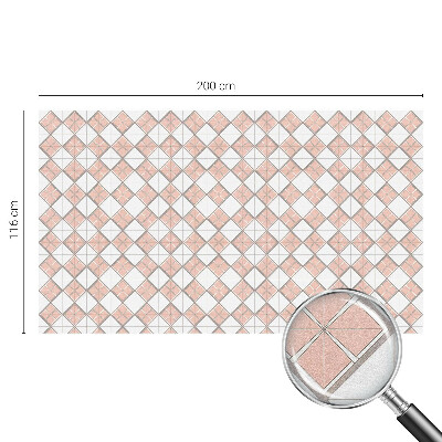 Vinilo para cristales efecto vitral rombos geométricos