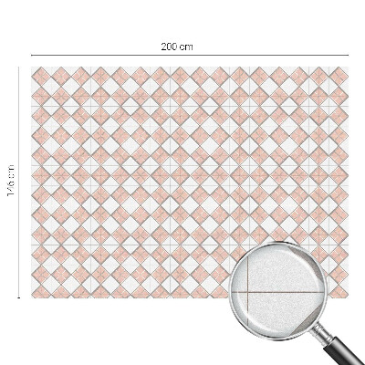 Vinilo para cristales efecto vitral rombos geométricos
