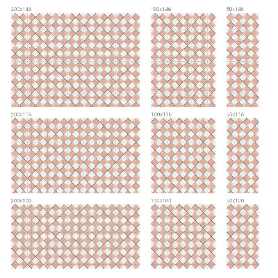 Vinilo para cristales efecto vitral rombos geométricos