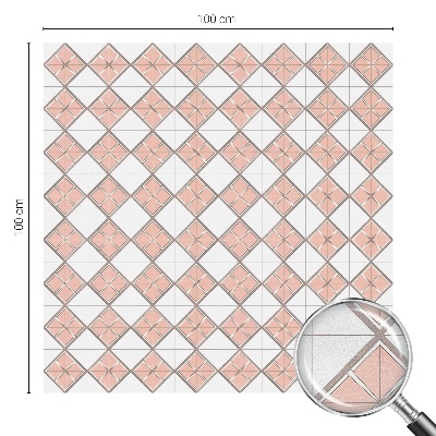 Vinilo para cristales efecto vitral rombos geométricos