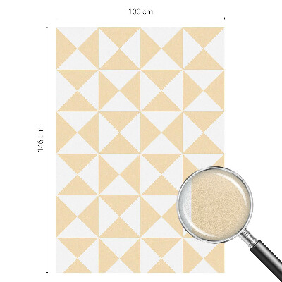 Vinilo para cristales opaco decorativo Triángulos geométricos