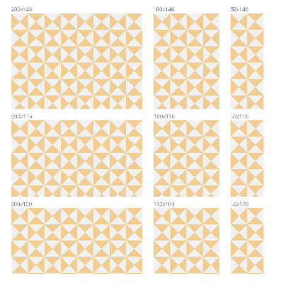 Vinilo para cristales opaco decorativo Triángulos geométricos