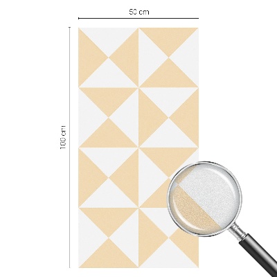 Vinilo para cristales opaco decorativo Triángulos geométricos