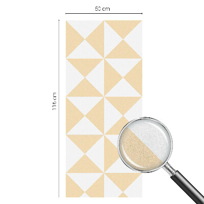 Vinilo para cristales opaco decorativo Triángulos geométricos