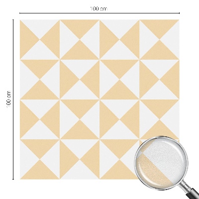 Vinilo para cristales opaco decorativo Triángulos geométricos