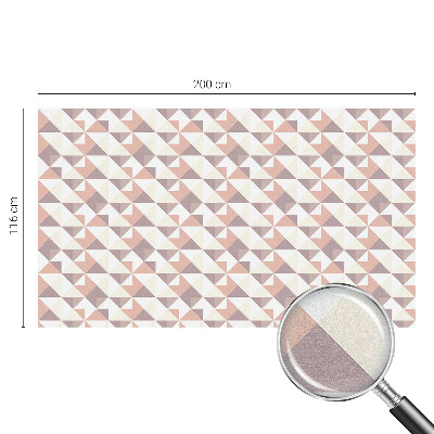 Vinilo para ventanas motivo vitral Triángulos modernos