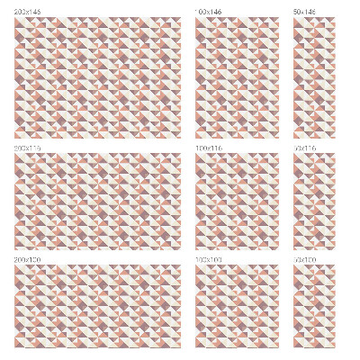 Vinilo para ventanas motivo vitral Triángulos modernos