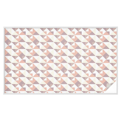 Vinilo para ventanas motivo vitral Triángulos modernos