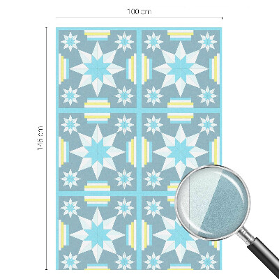 Vinilo ventana privacidad Patrón de estrella