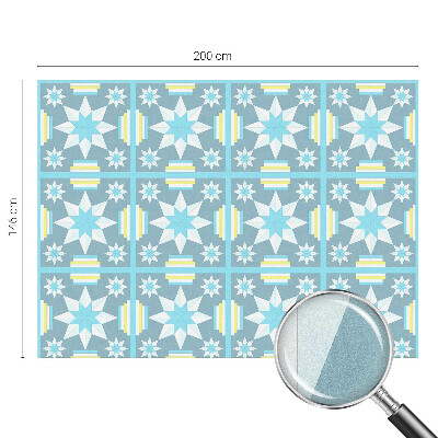 Vinilo ventana privacidad Patrón de estrella