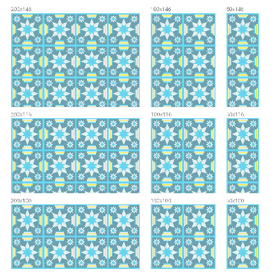 Vinilo ventana privacidad Patrón de estrella