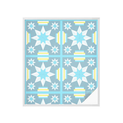 Vinilo ventana privacidad Patrón de estrella