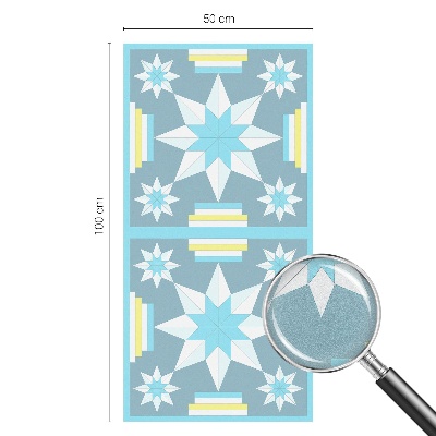 Vinilo ventana privacidad Patrón de estrella