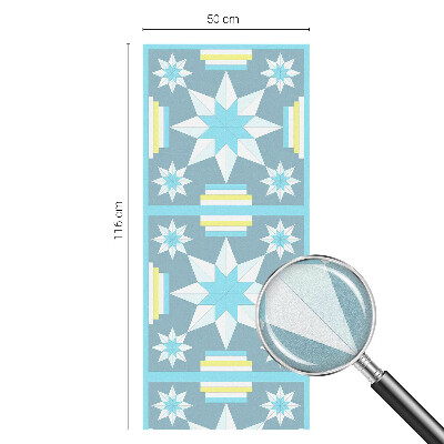 Vinilo ventana privacidad Patrón de estrella