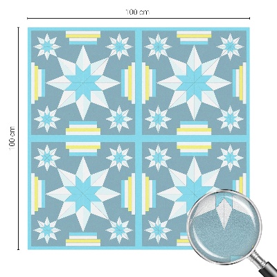 Vinilo ventana privacidad Patrón de estrella