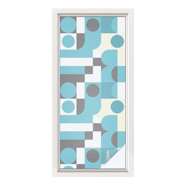 Vinilo decorativo adhesivo para cristales Patrones geométricos