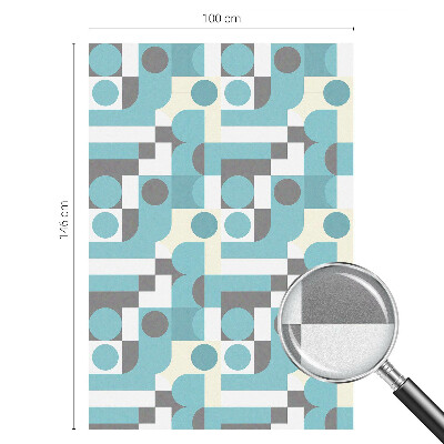 Vinilo decorativo adhesivo para cristales Patrones geométricos