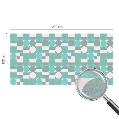 Vinilo para cristales efecto vitral formas geométricas