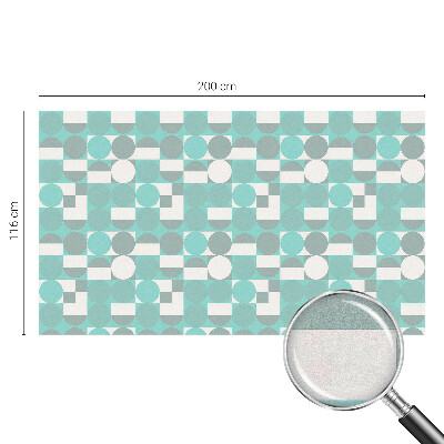 Vinilo para cristales efecto vitral formas geométricas
