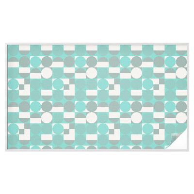 Vinilo para cristales efecto vitral formas geométricas