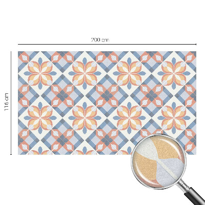 Vinilo para cristales opaco decorativo Simetría colorida