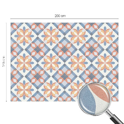 Vinilo para cristales opaco decorativo Simetría colorida