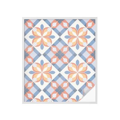 Vinilo para cristales opaco decorativo Simetría colorida