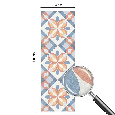 Vinilo para cristales opaco decorativo Simetría colorida