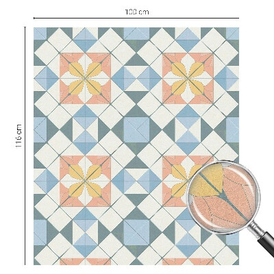 Vinilo decorativo adhesivo para cristales Simetría colorida