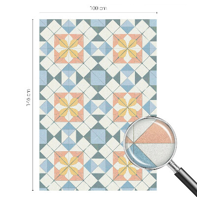 Vinilo decorativo adhesivo para cristales Simetría colorida