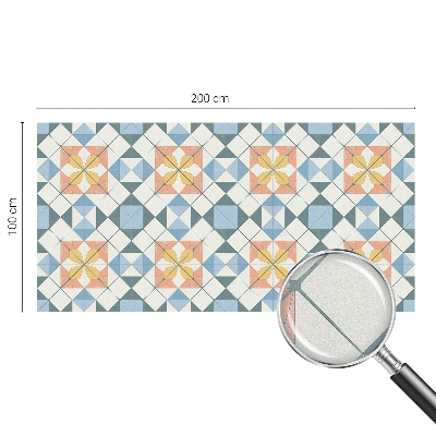 Vinilo decorativo adhesivo para cristales Simetría colorida