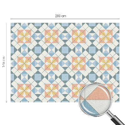 Vinilo decorativo adhesivo para cristales Simetría colorida