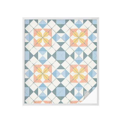 Vinilo decorativo adhesivo para cristales Simetría colorida