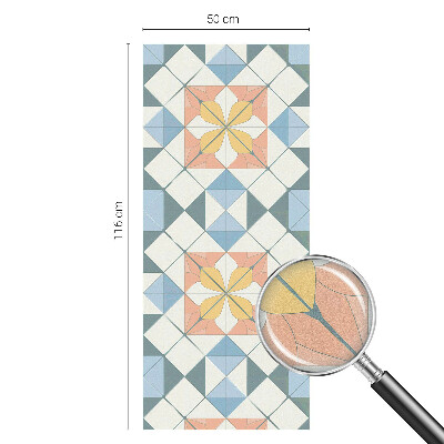 Vinilo decorativo adhesivo para cristales Simetría colorida