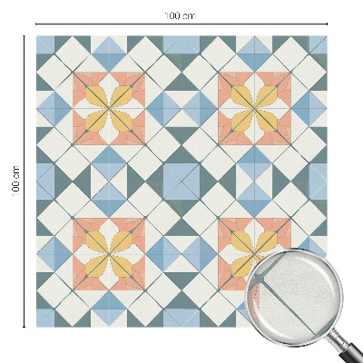 Vinilo decorativo adhesivo para cristales Simetría colorida