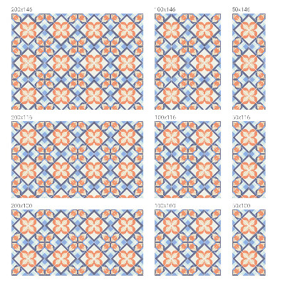 Vinilo para ventanas motivo vitral Patrón floral