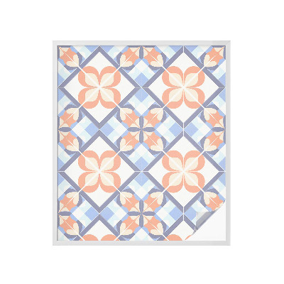 Vinilo para ventanas motivo vitral Patrón floral