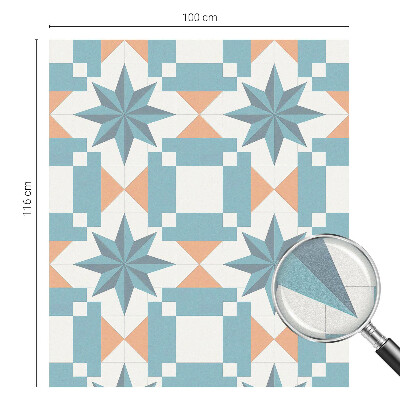 Vinilo para cristales opaco decorativo Estrellas azules