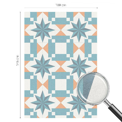 Vinilo para cristales opaco decorativo Estrellas azules