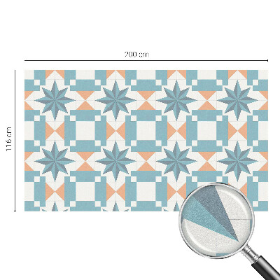 Vinilo para cristales opaco decorativo Estrellas azules