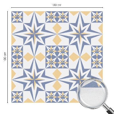 Vinilo para cristales efecto vitral Patrón de estrella