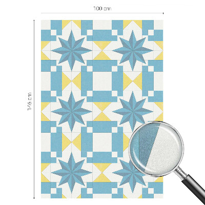 Vinilo ventana privacidad Estrellas azules