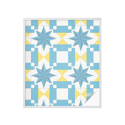 Vinilo ventana privacidad Estrellas azules