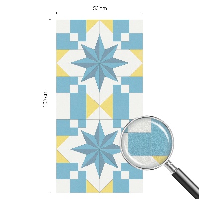 Vinilo ventana privacidad Estrellas azules