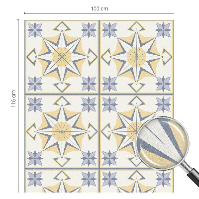 Vinilo para cristales opaco decorativo Estrellas geométricas