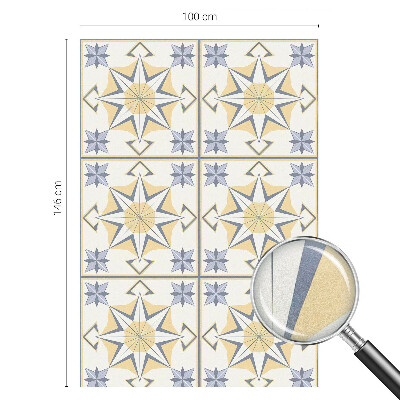 Vinilo para cristales opaco decorativo Estrellas geométricas