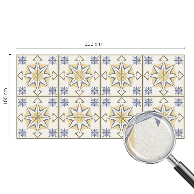 Vinilo para cristales opaco decorativo Estrellas geométricas