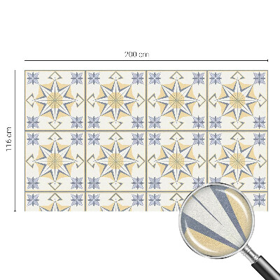 Vinilo para cristales opaco decorativo Estrellas geométricas